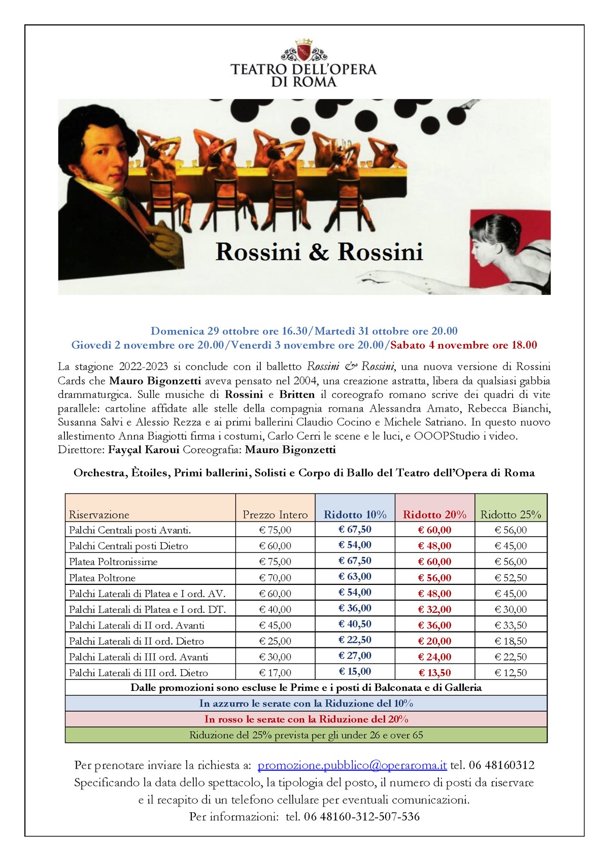 Teatro dell'Opera di Roma - Balletto Rossini & Rossini